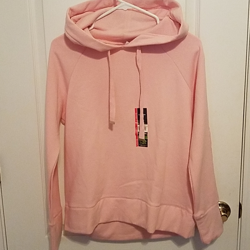 Pink fleece hoodie